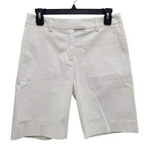 Saks Fifth Ave | Lavia 18 Women's White Dress Bermuda Shorts NWT Sz IT 38 (US 2)